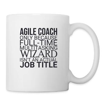 « Agile Coach Wizard | Agile » - Mug blanc - blanc - Droite