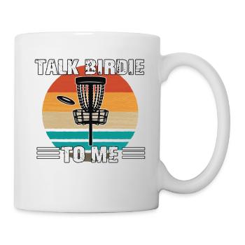 Discgolfspieler Ultimate Frisbee Fan Disc Golf - Tasse - Weiß - Rechts