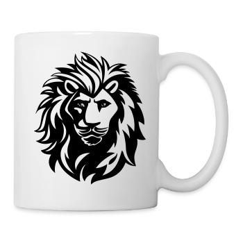 lion - Mug blanc - blanc - Droite