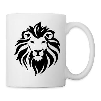 lion - Mug blanc - blanc - Droite
