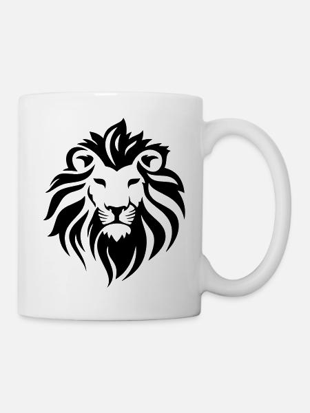 lion - Mug - white