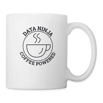 "Data Ninja Coffee | Data Science" - Mug - white - Right