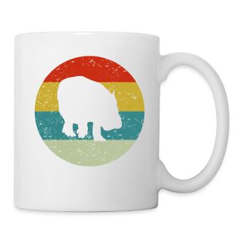 Nilpferd - Tasse - Weiß - Rechts
