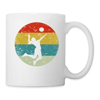 volley-ball - Mug blanc - blanc - Droite