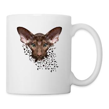 Orientalisch Kurzhaar Katze OKH Stubentiger - Tasse - Weiß - Rechts