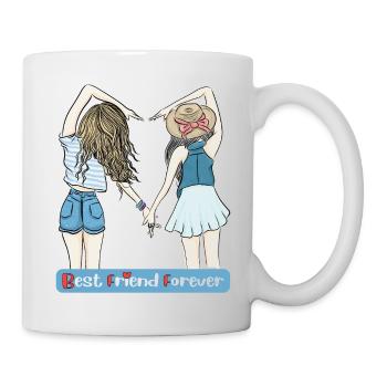 BFF - Best Friend Forever - Mug blanc - blanc - Droite
