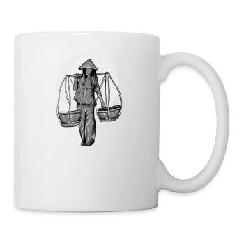 Vietnam I Saigon Scooter Pho Bo Motif de voyage pour - Mug blanc - blanc - Droite