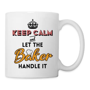 bäcker backstube bäckerin spruch sprüche kneter - Tasse - Weiß - Rechts