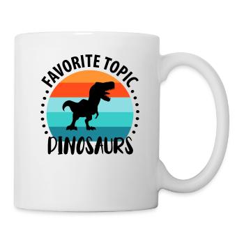 Paleontology Dinosaurs - Mug - white - Right
