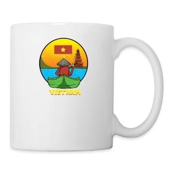 Vietnam I Hanoi Scooter Pho Bo Motif de voyage pour - Mug blanc - blanc - Droite