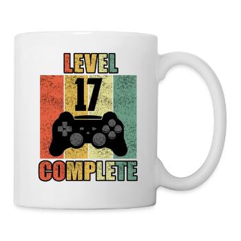 17 Geburtstag 17 Jahre Geschenk lustig 17 Jubiläum - Tasse - Weiß - Rechts