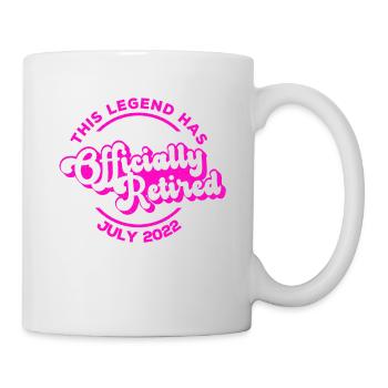 Retirement This Legend Retired July 2022 Funny Ret - Mug - white - Right