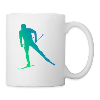 Cross-country skiing Classic Men's cross-country skiing Skating - Mug - white - Right