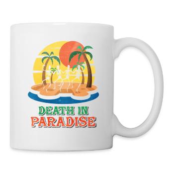 motif cadeau mort au paradis - Mug blanc - blanc - Droite