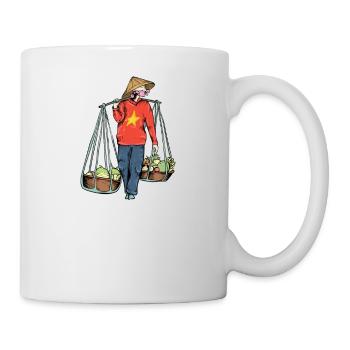 Vietnam I Hanoi Scooter Pho Bo motif de voyage pour - Mug blanc - blanc - Droite