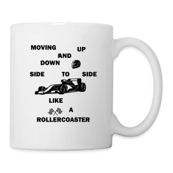 Monter et descendre Motorsport Norris - Mug blanc - blanc - Droite