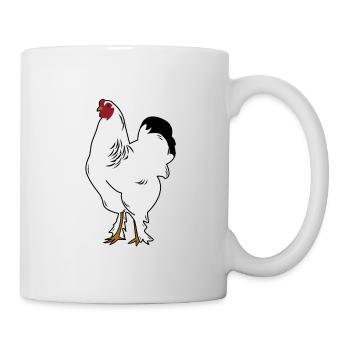 Brahma Rooster Poulet Drôle De Fermier Poulet - Mug blanc - blanc - Droite