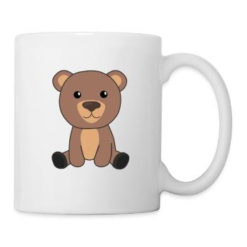 Ours Ours Mignons Animaux Enfants Bébé Ours - Mug blanc - blanc - Droite