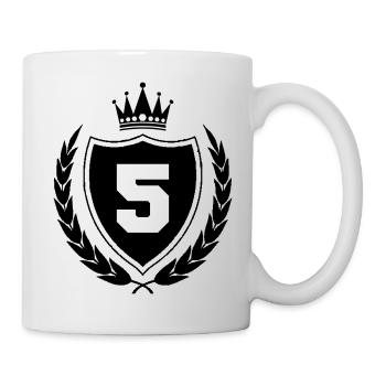 wappen 5 - Tasse - Weiß - Rechts