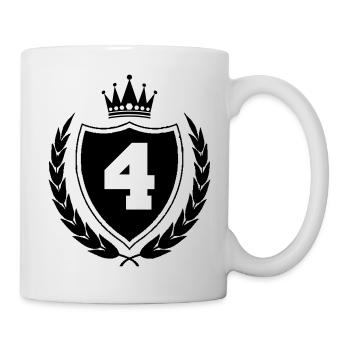 wappen 4 - Tasse - Weiß - Rechts
