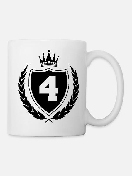 wappen 4 - Tasse - Weiß
