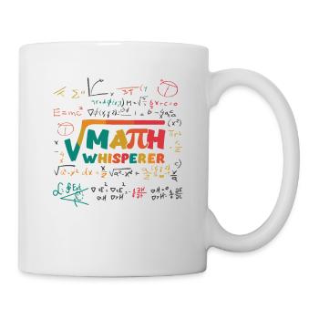 Apprenant de mathématiques, drôle de professeur de mathématiques - Mug blanc - blanc - Droite