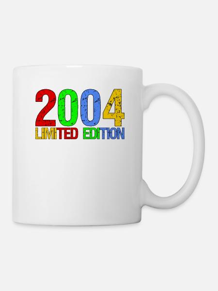 18th Birthday 2004 Limited Edition - Mug - white