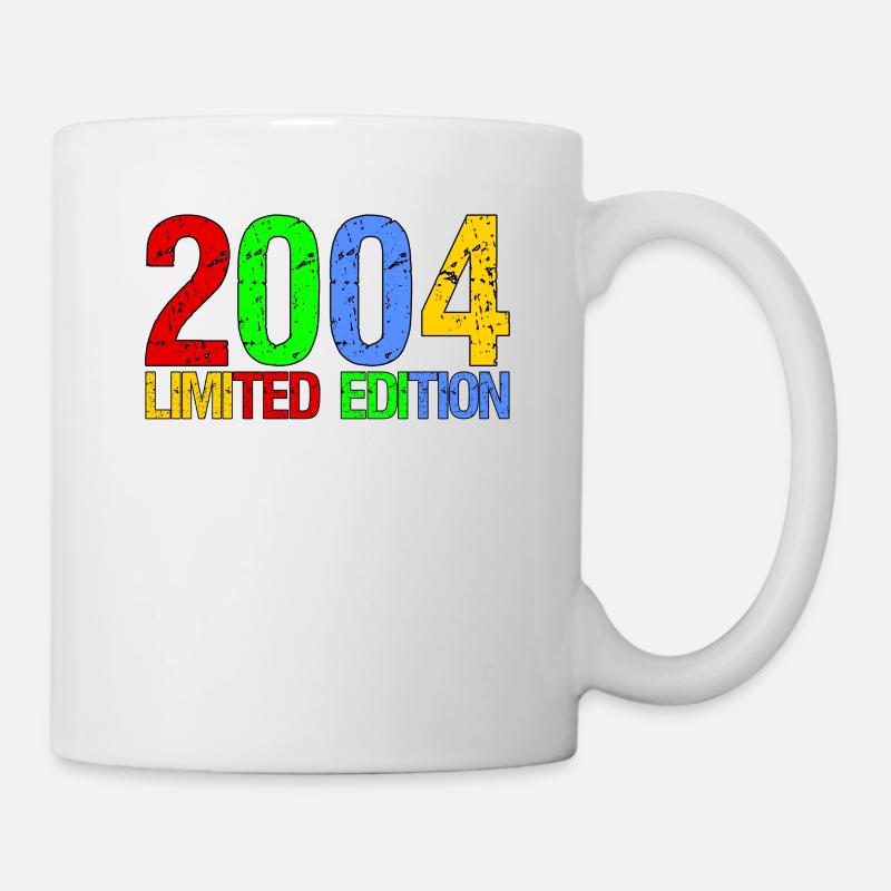 18e anniversaire 2004 Édition limitée - Mug blanc - blanc