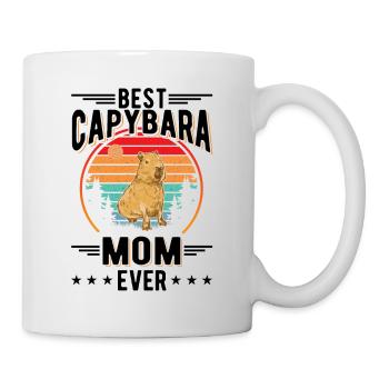 Meilleure maman Capybara Ever Wasserschwein - Mug blanc - blanc - Droite