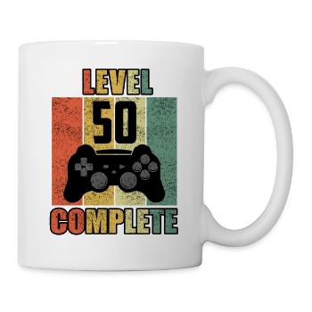 50 Geburtstag 50 Jahre Geschenk lustig 50 Jubiläum - Tasse - Weiß - Rechts