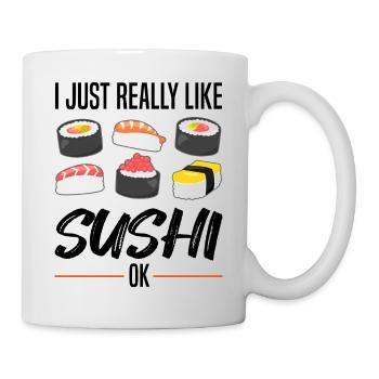 Sushi Maki Nigiri Japan Fish Saying Gift - Mug - white - Right