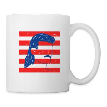 Political Humor I Mullet Hair I Make Mullets - Tasse - Weiß - Rechts