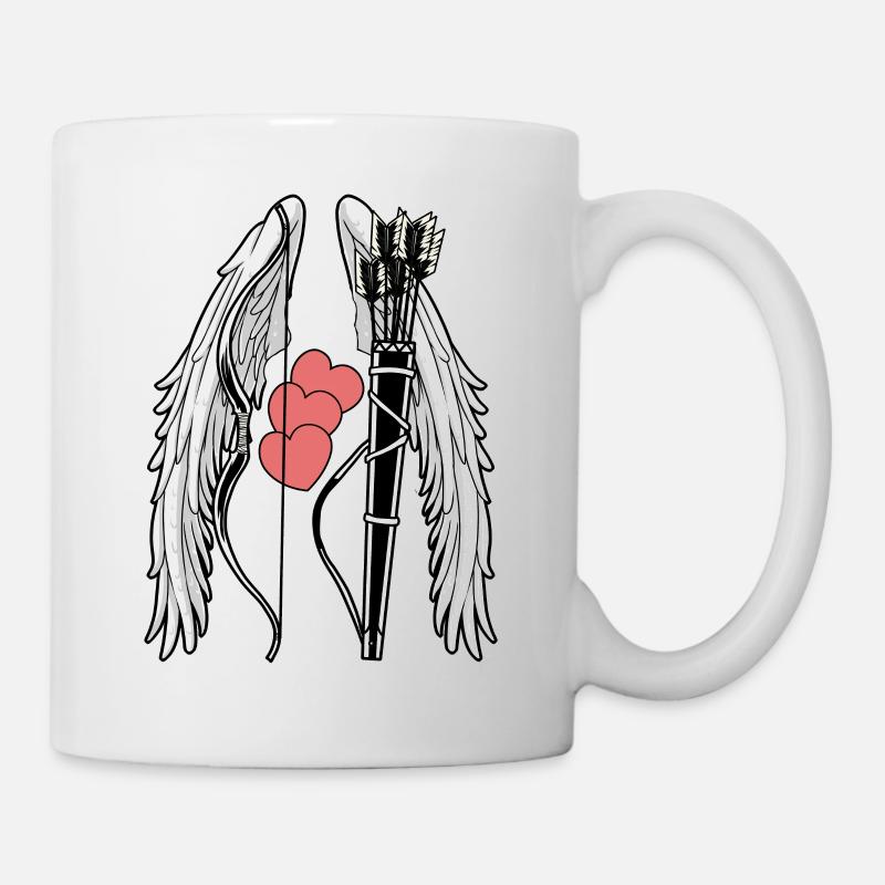 Sagittaire Chasse à l’arc Chasseur Archer Amour - Mug blanc - blanc