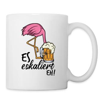 Flamingo - Tasse - Weiß - Rechts