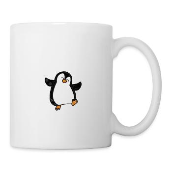 Ich bin nicht klein, ich bin Pinguingröße - Tasse - Weiß - Rechts