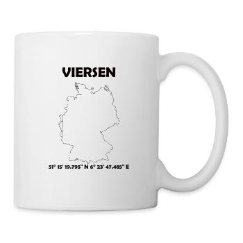 Viersen Map - Mug - white - Right