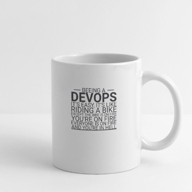"DevOps Hell | Softwareentwicklung" Tasse