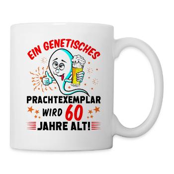 Vor 60 Jahren war ich mal der Schnellste 60 Jahre - Tasse - Weiß - Rechts