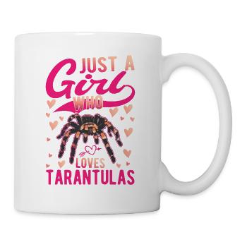 Juste une fille qui aime tarentules tarentule - Mug blanc - blanc - Droite
