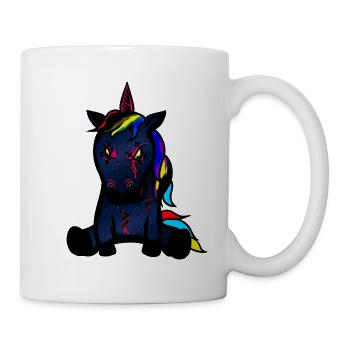Horror Mythical Animal Unicorn Fantasy Myth - Mug - white - Right