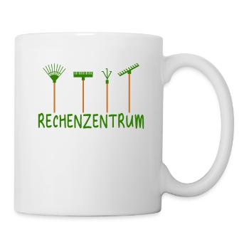 Rechenzentrum Informatik Garten Rechen - Tasse - Weiß - Rechts