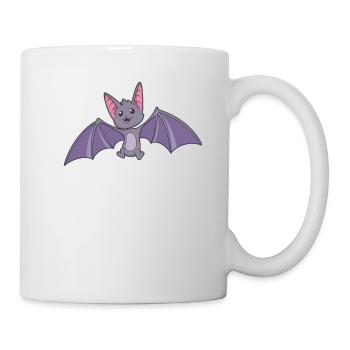 Chauve-souris Kawaii - Mug blanc - blanc - Droite