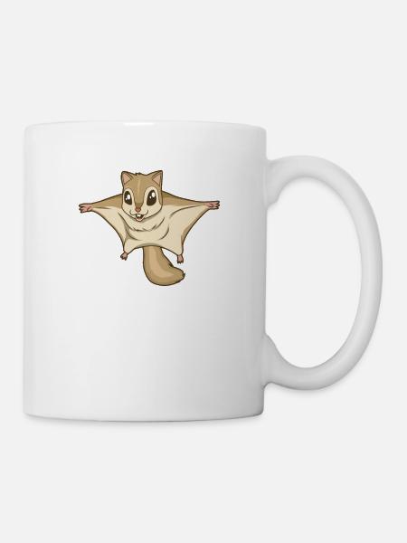 Kawaii Flying Squirrel - Mug - white