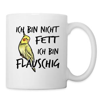 Nymphensittich - Tasse - Weiß - Rechts