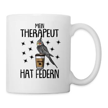 Nymphensittich - Tasse - Weiß - Rechts