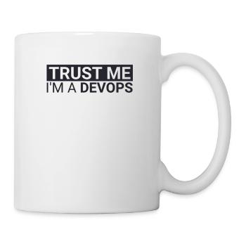 | de confiance DevOps Développement de logiciels » - Mug blanc - blanc - Droite