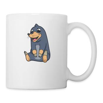 Kawaii Maulwurf - Tasse - Weiß - Rechts