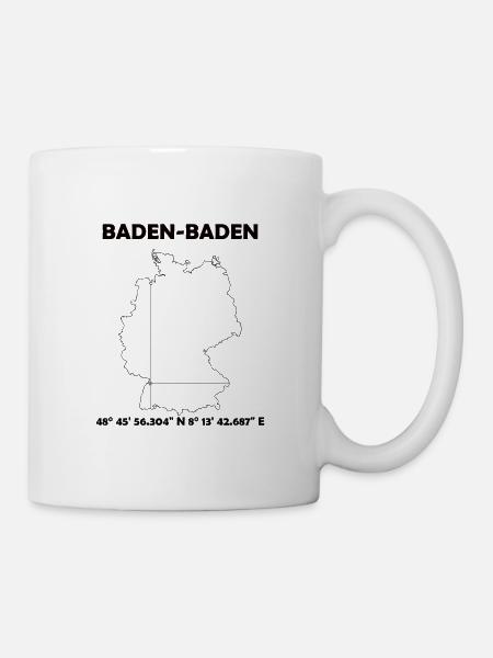 Ville de Baden-Baden - Mug blanc - blanc