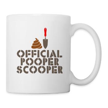 Official Pooper Scooper 3 - Tasse - Weiß - Rechts