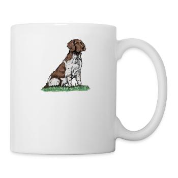 Großer Münsterländer I Vorstehund Jagdhund Motiv - Mug blanc - blanc - Droite